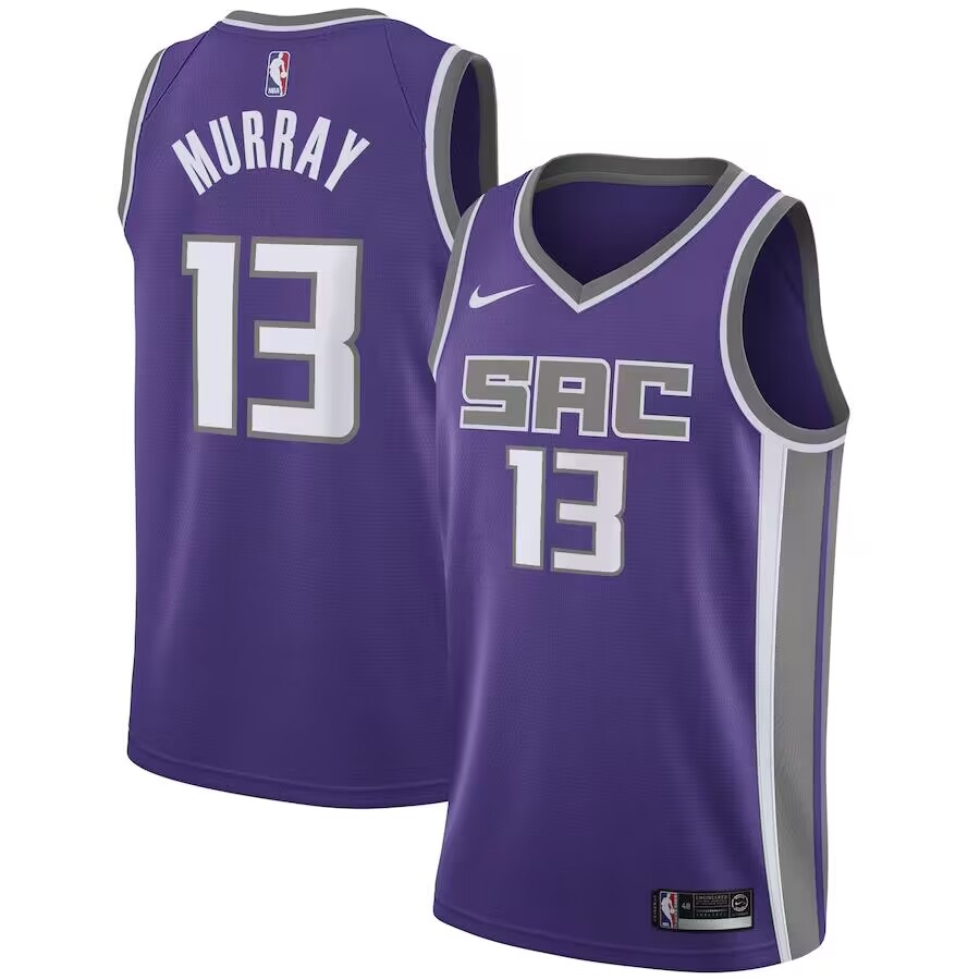 Men's Sacramento Kings #13 Keegan Murray Purple Icon Edition Stitched Jersey - Click Image to Close